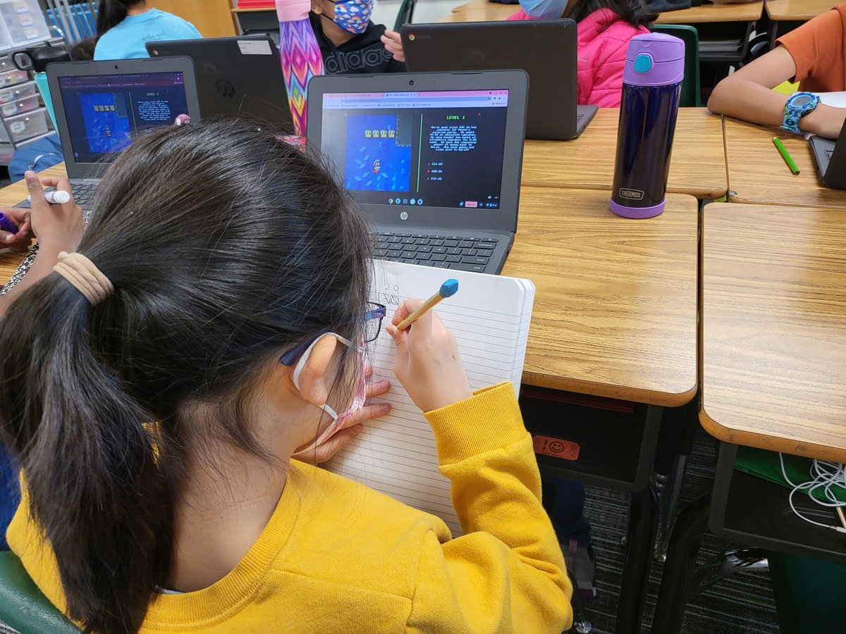 Techy_EDU's tweet photo. Mrs. Losos's class @RiddleElem getting in on the digital breakout game!  Collaboration + critical thinking = fun! #futureready #fisd https://t.co/zekw8DA7dk