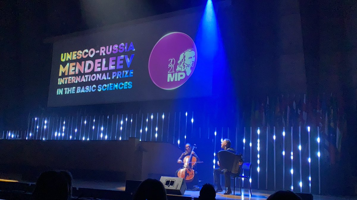 HaifaAlMogrin's tweet image. Another achievement in #science fields 👏🏼, thanks to joint efforts of @UNESCO &amp;amp; @unesco_russia
Congratulations to the laureates of the 1st UNESCO-Russia Mendeleev International Prize in the #Basic_Sciences, Prof. Balzani 🇮🇹 and Prof. Oganessian 🇷🇺

The world needs more scientists