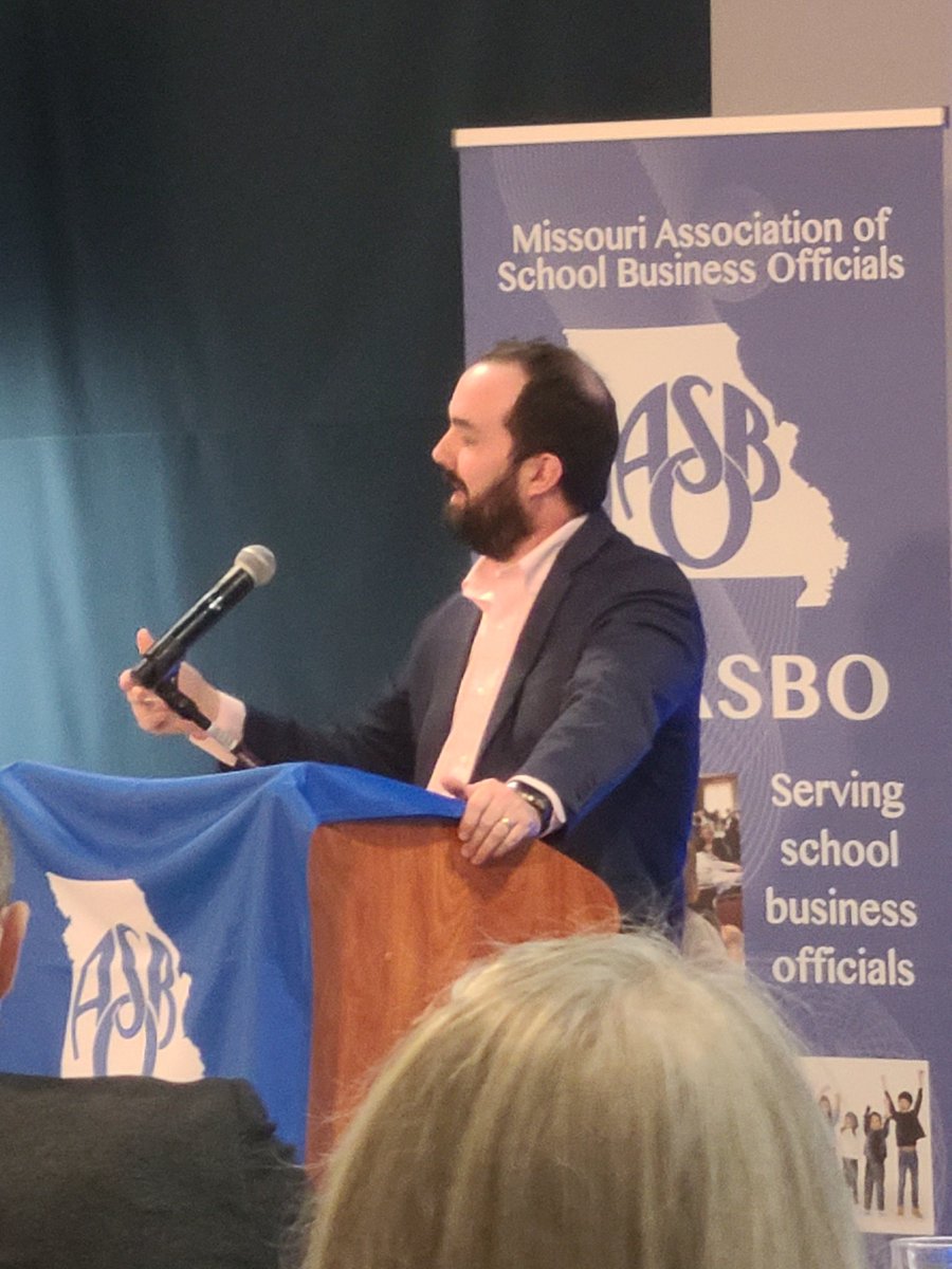 cbrazeale's tweet image. Learning how to support our students through legislative advocacy with @Dr_Geoff_Macy and Scott Kimble from the School Adminstrators Coalition at the @moasbo Executive Finance Forum. #buckleup #moasbo