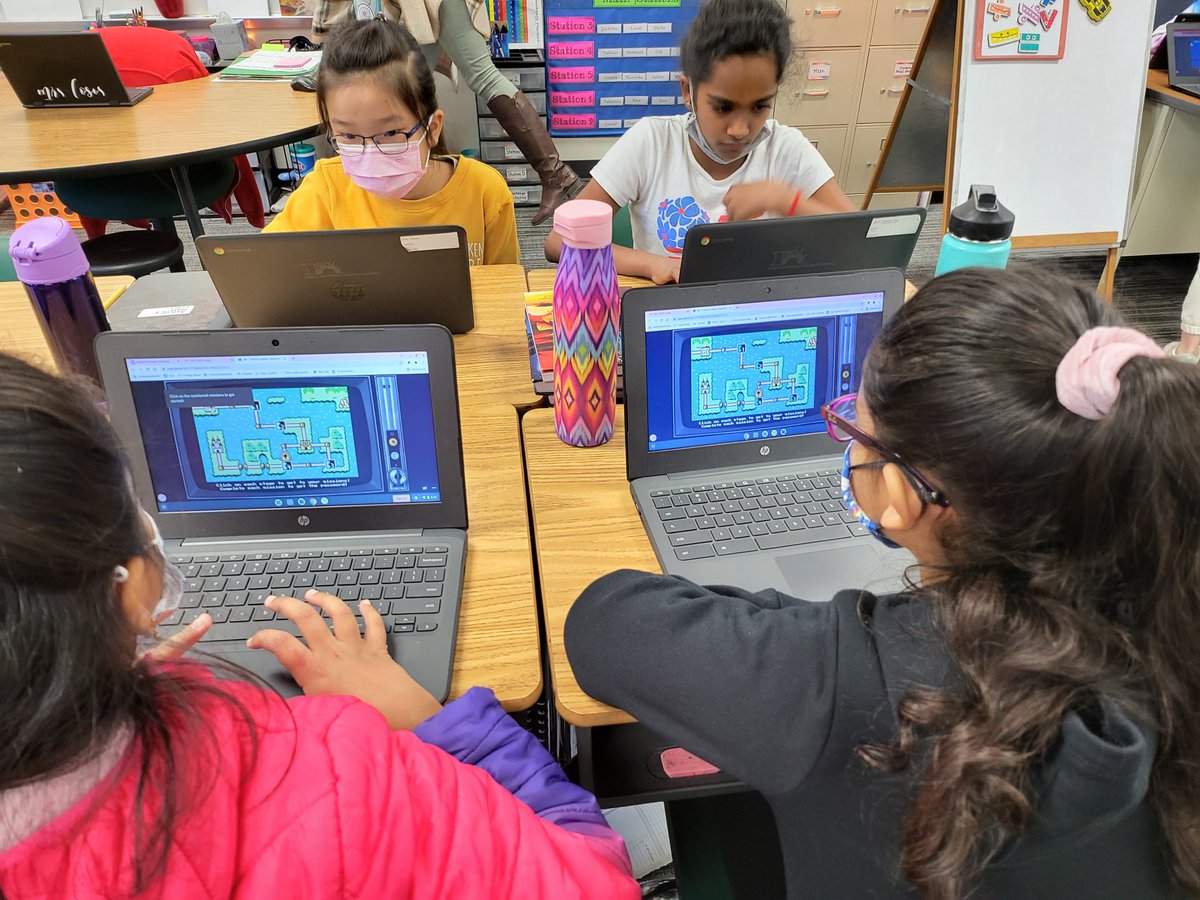 Techy_EDU's tweet photo. Mrs. Losos's class @RiddleElem getting in on the digital breakout game!  Collaboration + critical thinking = fun! #futureready #fisd https://t.co/zekw8DA7dk