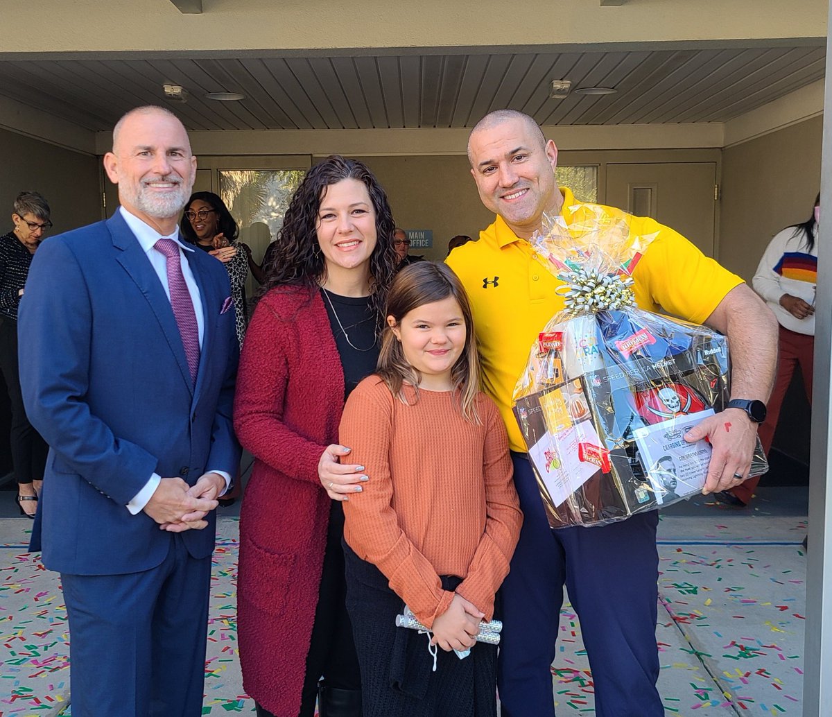 Congratulations to <a href="/RyanMoodyHCPS/">Ryan Moody</a> for being named Hillsborough County Public School’s Principal of the Year.
Thank you for your continued commitment to our students <a href="/oakparklions/">Oak Park ES</a>
