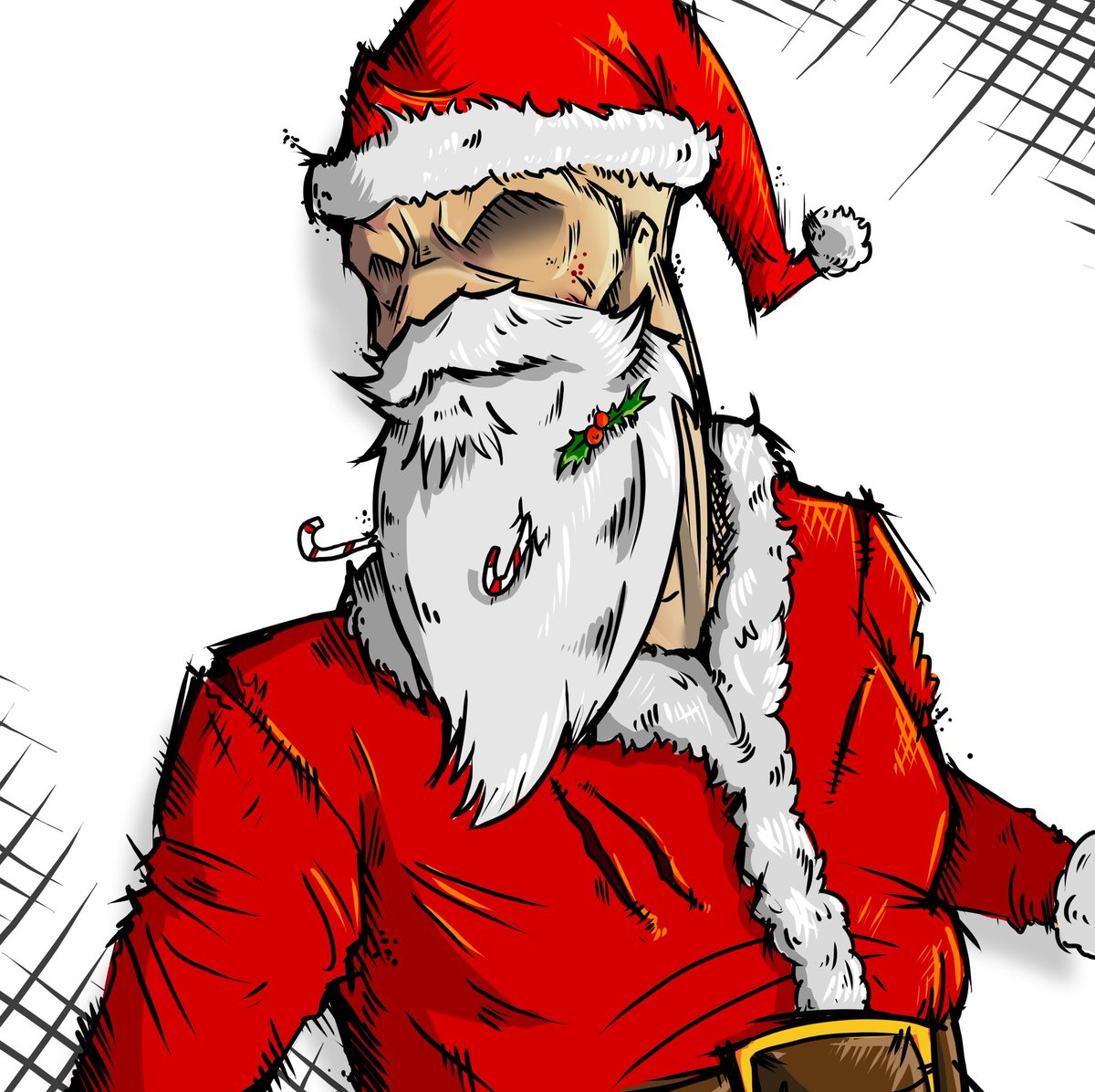 HypeBeastsNFT's tweet photo. More exciting sneak peaks available! 

Check out our Santa HypeBeast! 

#TheHypeBeasts are coming for you...

#NFT #NFTart #NFTArtists https://t.co/L7Z8QxZ5ig