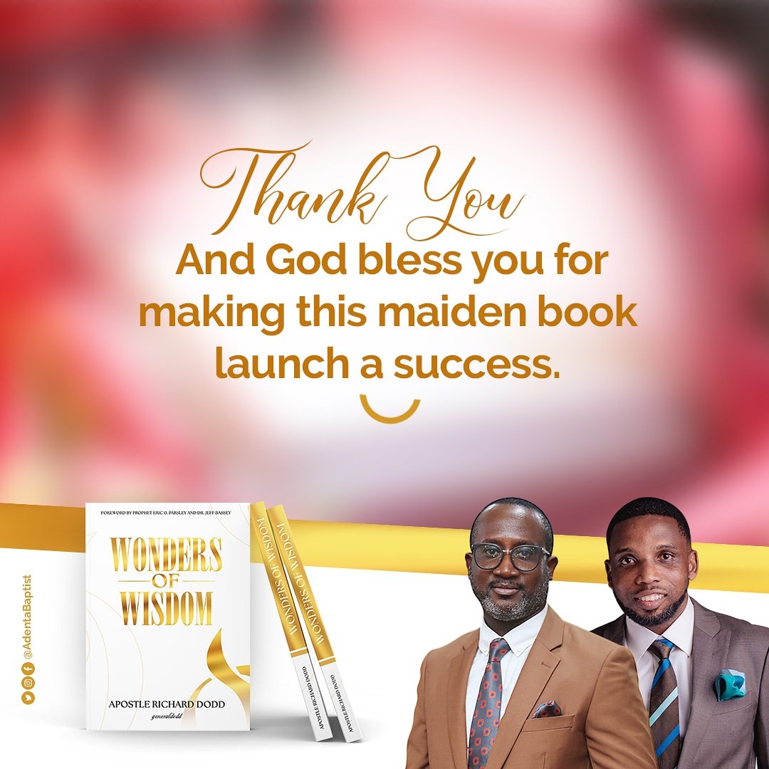 generaldodd's tweet photo. You Made The Launching Of Wonders Of Wisdom A Dream Come True!

God Bless You For Your Time And Support!

#GeneralDodd 
#ProphetOcloo
#WondersofWisdom
#WoW
#BookLaunch https://t.co/rBuoO8dZHv