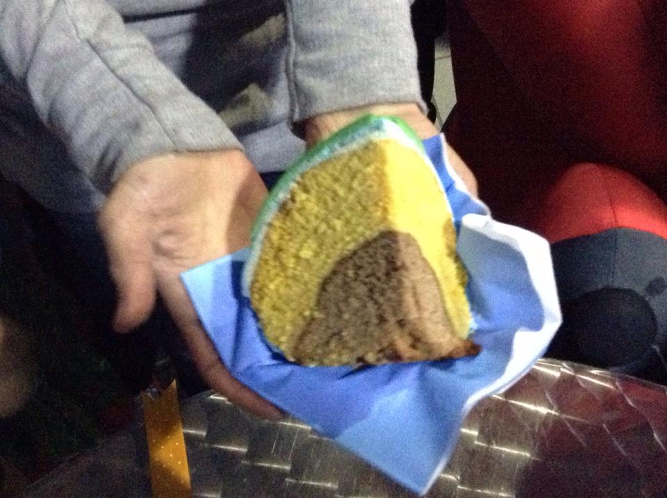 seabedhabitats's tweet photo. #30DayMapChallenge #Day15 Map made without a computer ( complete with 3d core, mantle and crust) #EarthCake #icing (previous days are coming up!) https://t.co/z5YQh3ajBt