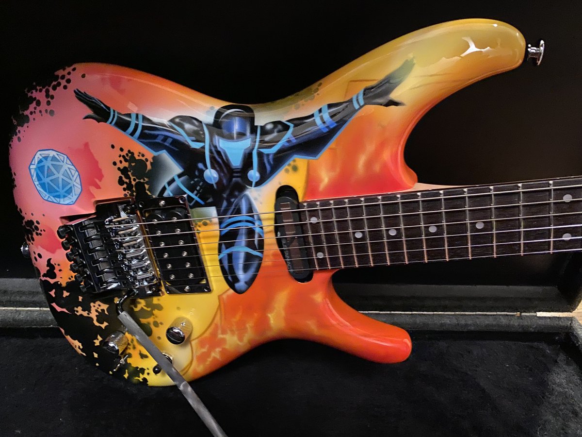 Cheers to Nicholas and the Ibanez LA Custom Shop... 