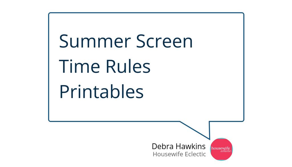 We don't mind them playing their devices, as long as they are doing other things too.

Read more 👉 lttr.ai/owzY

#Screentime #Printable