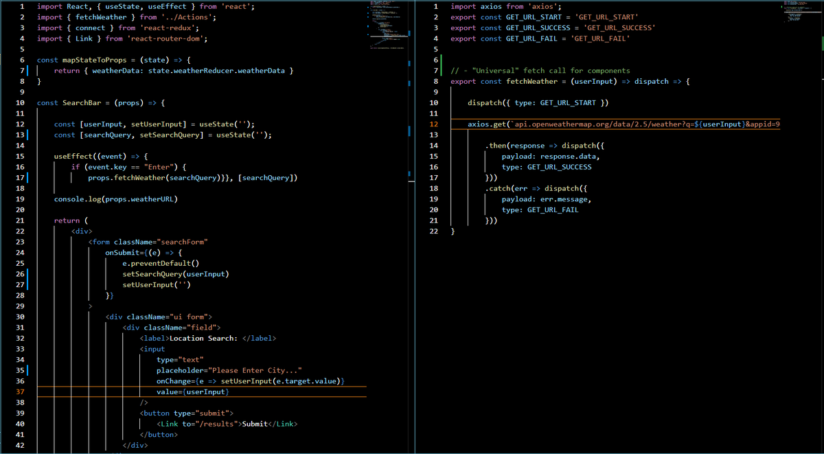 FollowTheGCode's tweet image. Slowly falling back in love with #FrontEnd work using #Javascript, tapping into these #React &amp;amp; #Redux libraries!