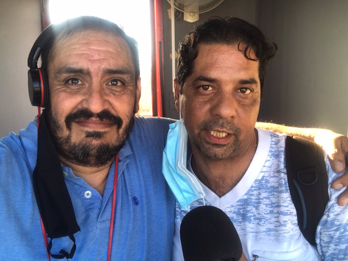 Tarde de encuentros, mi amigo <a href="/JoseAZabala/">Jose Augusto Zabala</a> vino a la cabina