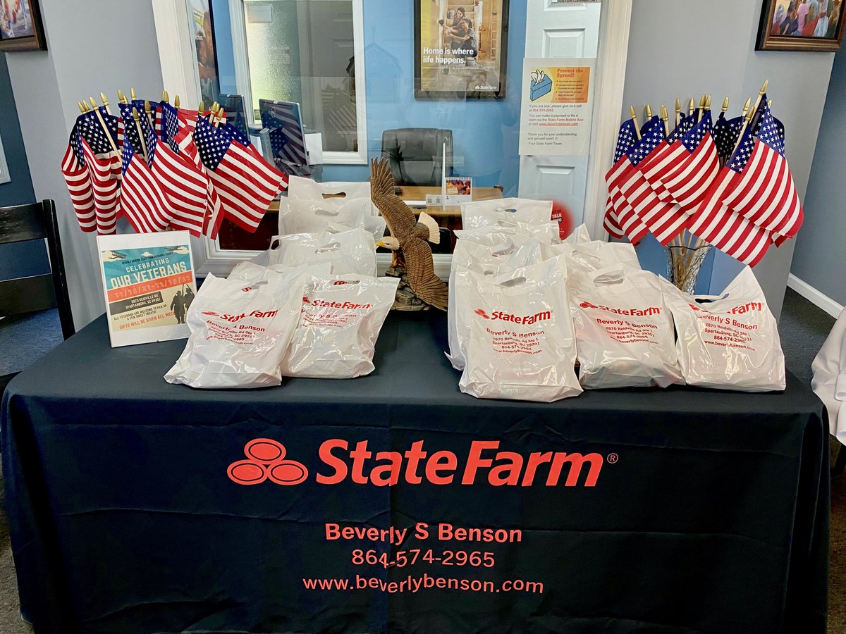 Today we have goodie bags filled with some sweet treats for our veterans! If you are a veteran, stop by our office on 2870 Reidville Rd from 9:00 a.m. - 5:30 p.m. Whether you are our customer or not, if you are a veteran we would like to give you a token of our appreciation!