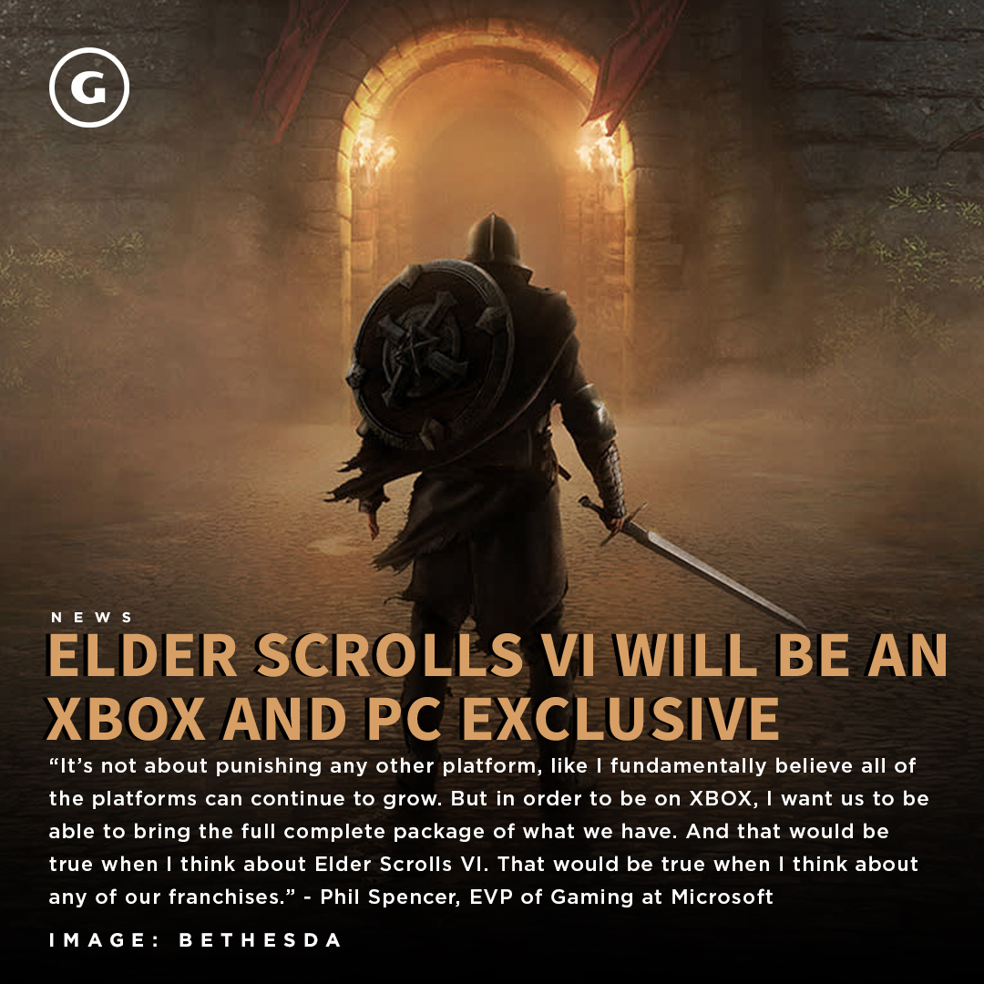 The Elder Scrolls VI Looks to be An Xbox Exclusive - Fextralife