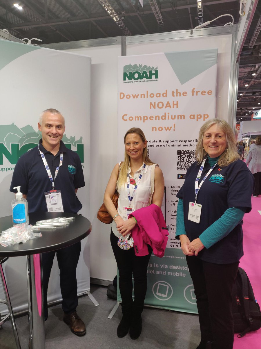 UKNOAH's tweet photo. Thanks very much to everyone that visited our stand @VetShow last week - it was so good to see and talk to people IRL! Don't forget to download our free #CompendiumApp
#LVS2021 #LondonVetShow @BritishVets https://t.co/wDhqOZE8oU