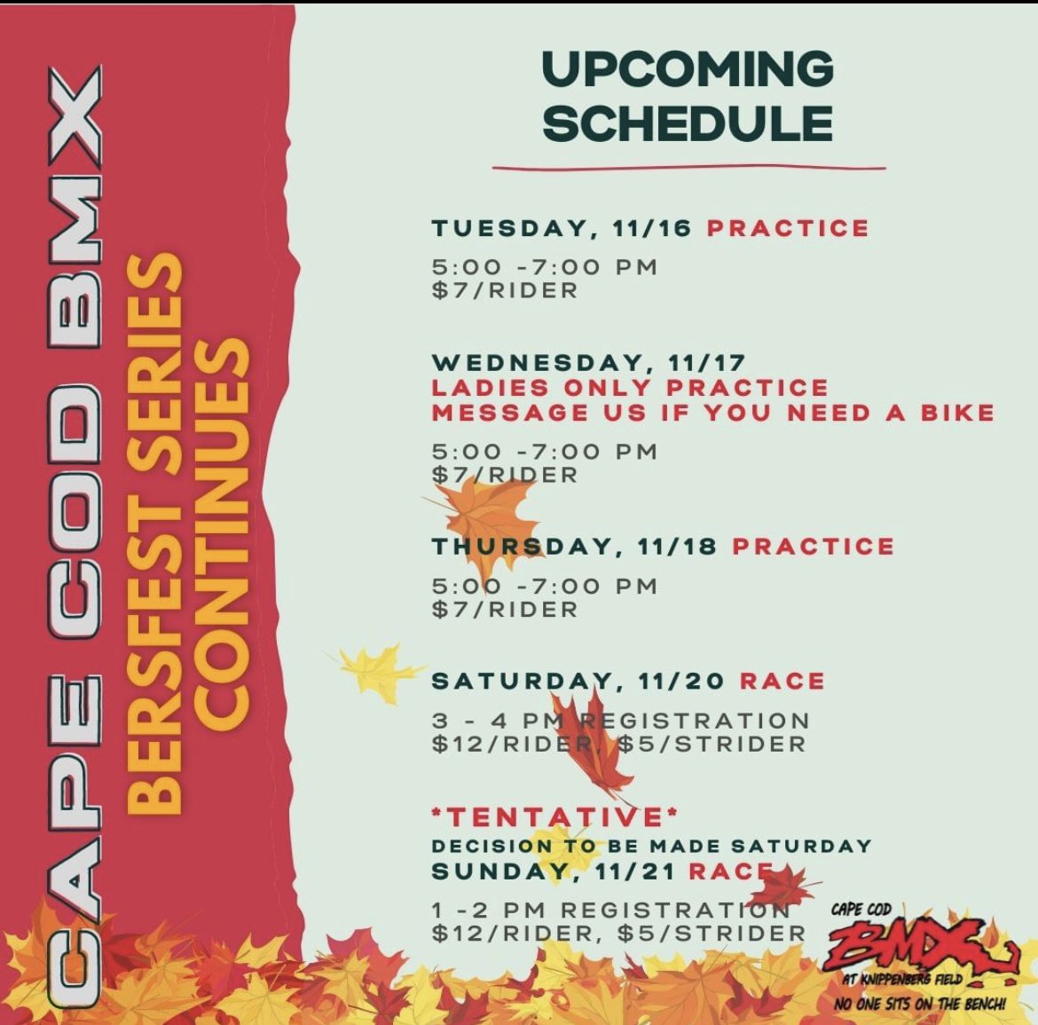 The season rolls on!