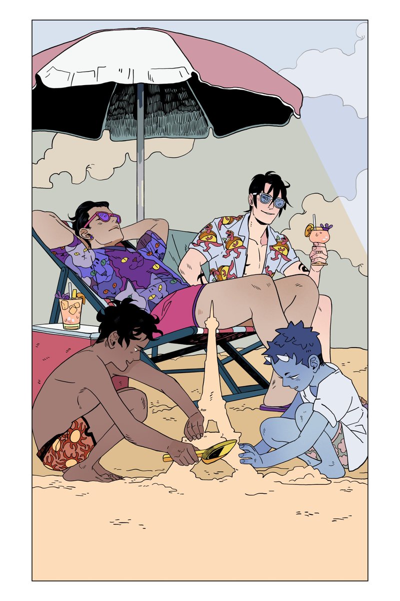 ShadowbooksMx's tweet image. 📢📢📢 ¡NUEVA ILUSTRACIÓN! 📢📢📢

Cassie compartió esta ilustración de la familia Lightwood-Bane en la playa, hecha por Cassandra Jean. Esta acompaña la nueva entrega de Los Secretos de Blackthorn Hall, la cual ya puedes leer en la página oficial.