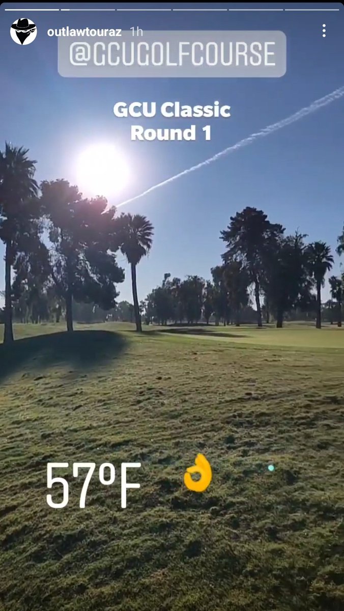 DYK you can Follow Scores & even some Live Action Now via instagram stories @OutlawTourAZ 𝗢𝘂𝘁𝗹𝗮𝘄 𝗧𝗼𝘂𝗿 ~ GCU Classic #AZProGolf #ProGolf #AZGolf #AZ