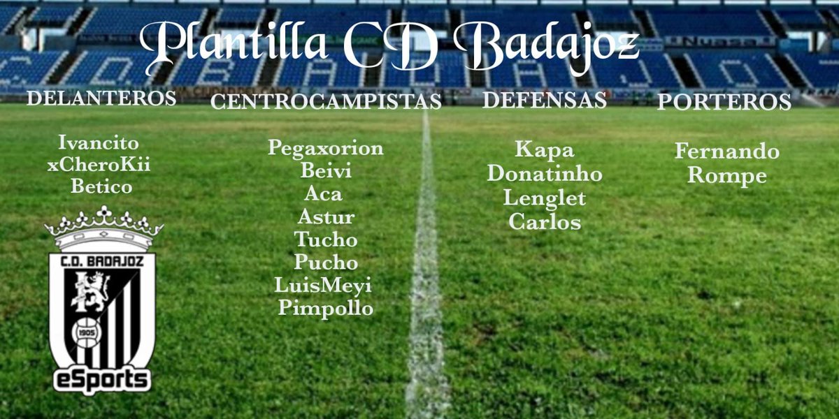 🚨Os presentamos los 17 jugadores que van a defender nuestro escudo esta temporada🚨

👀…….