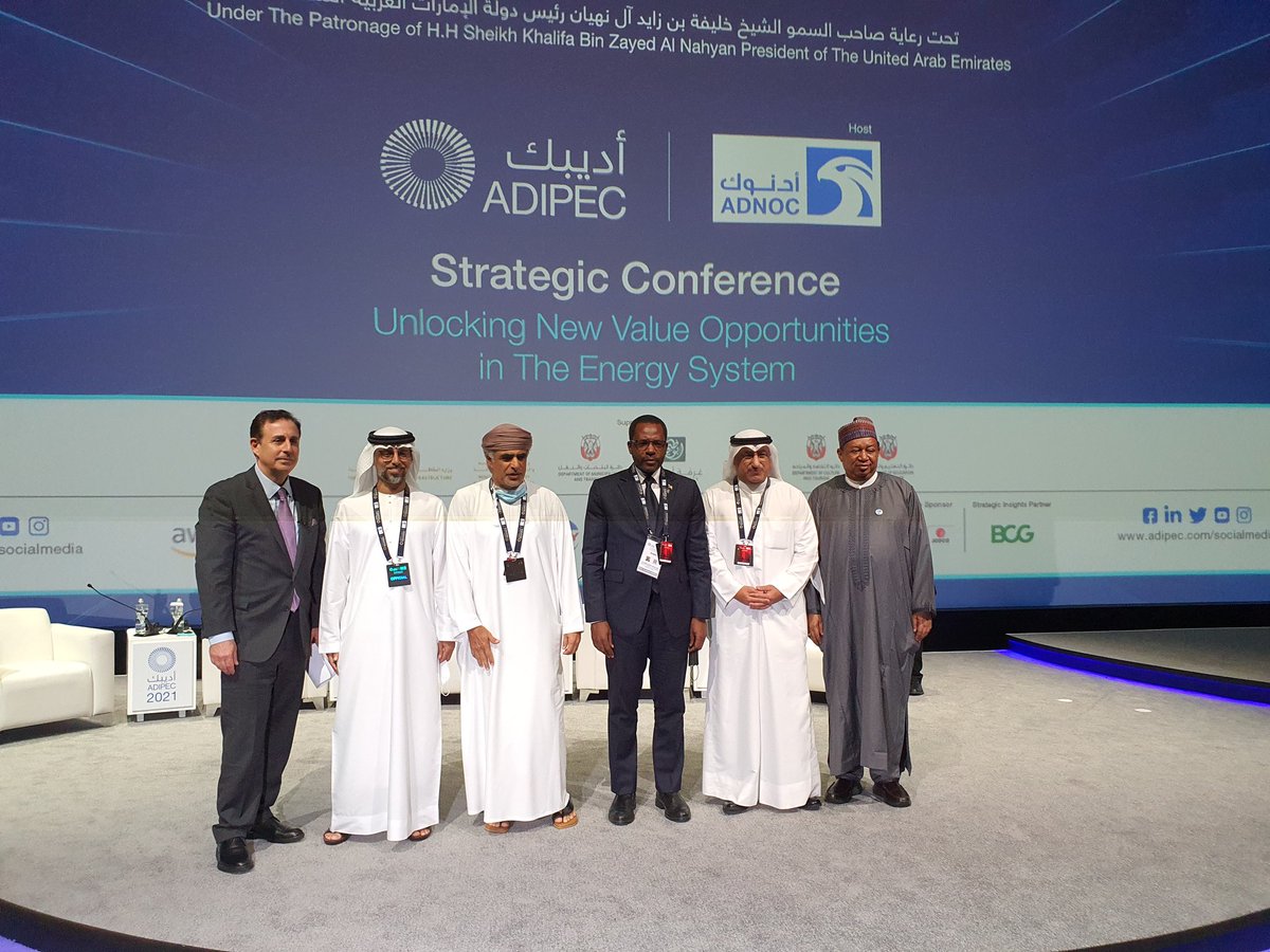 Even that I admire the eloquence of #AlMazrouei #UAE or #OPEC's #Barkindo hitting hard today at Western strategies rightly..#EquatorialGuinea's minister however stole the show. His plead 4 African future and hydrocarbon almost broke my heart! #ADIPEC #ADIPEC2021 <a href="/ADIPECOfficial/">ADIPEC</a>