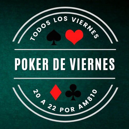 pokerdeviernes's tweet photo. ¡MUY BUEN COMIENZO DE SEMANA!

SALUDAMOS a toda la #comunidadpoker en éste inicio de una nueva semana muy particular para nosotros y también para todos ustedes.. 

Resulta que ÉSTE PRÓXIMO MIÉRCOLES TENDREMOS PROGRAMA EN @pokerdeviernes 🤩. LA EMISIÓN SERÁ DE 20:00 A 22:00 HS 🕛. https://t.co/ytdDpTGf7f