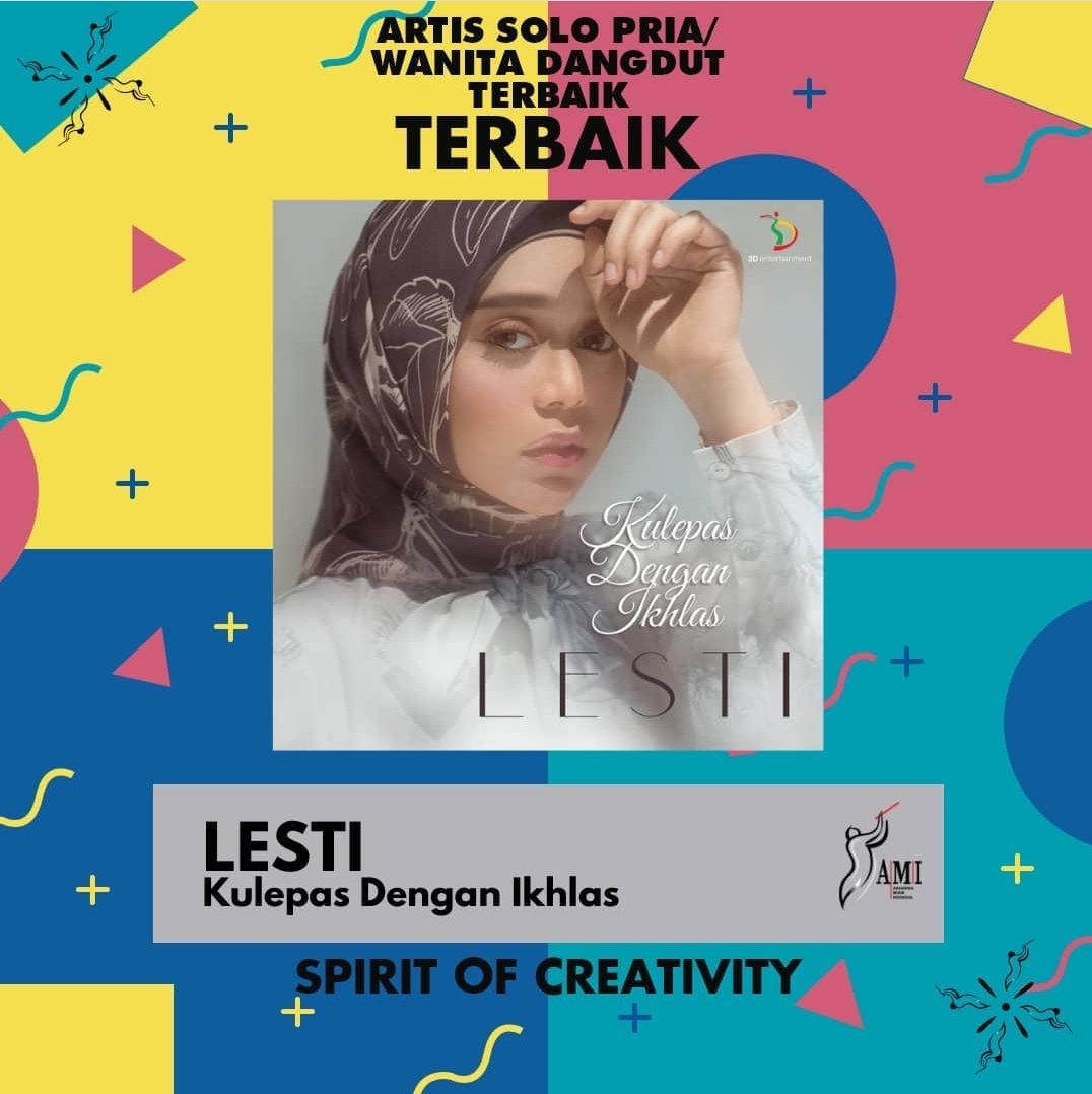 mei8805's tweet photo. Bangga ❤👍
We're very proud of you @Lesti_Jenong_DA 🎉👍🏆🏆🏆 Tetap semangat untuk terus berkarya 💪❤👍 #lestiAMI2021 ❤ @L2WEnt @leslarloverslli @leslarfess https://t.co/vF7cRHuq4r