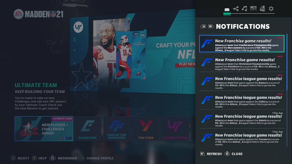 Sunsnbafan's tweet photo. #MaddenNFL21XboxOne #XboxShare bye bucs https://t.co/atkn9a5lhz