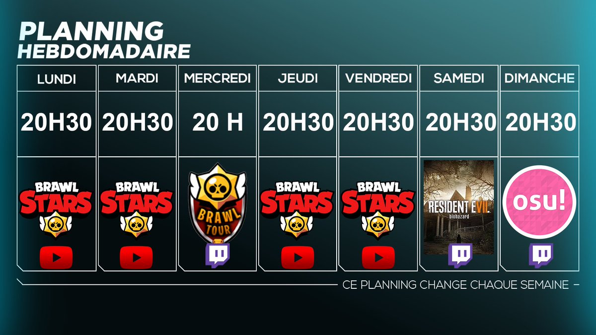 Programme de la semaine !
👉youtube.com/channel/UCIOws…
👉 twitch.tv/whitesmog80