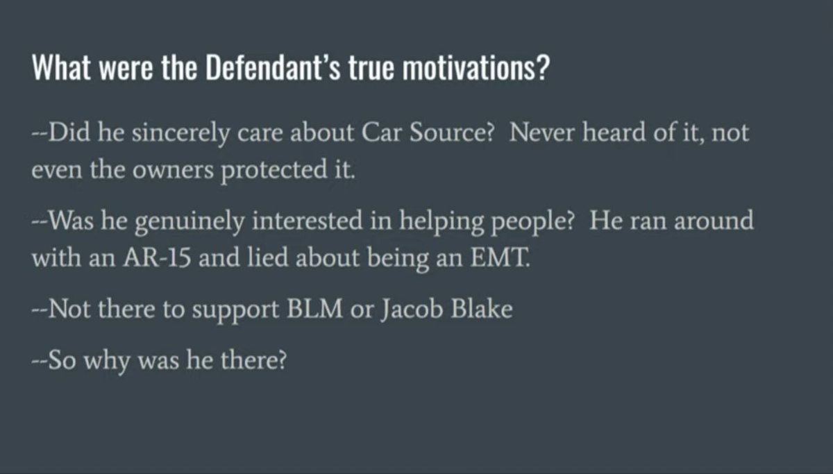 JackPosobiec's tweet photo. A government prosecutor just said Kyle Rittenhouse was guilty because he didn’t support BLM https://t.co/LhyXkTOVoM