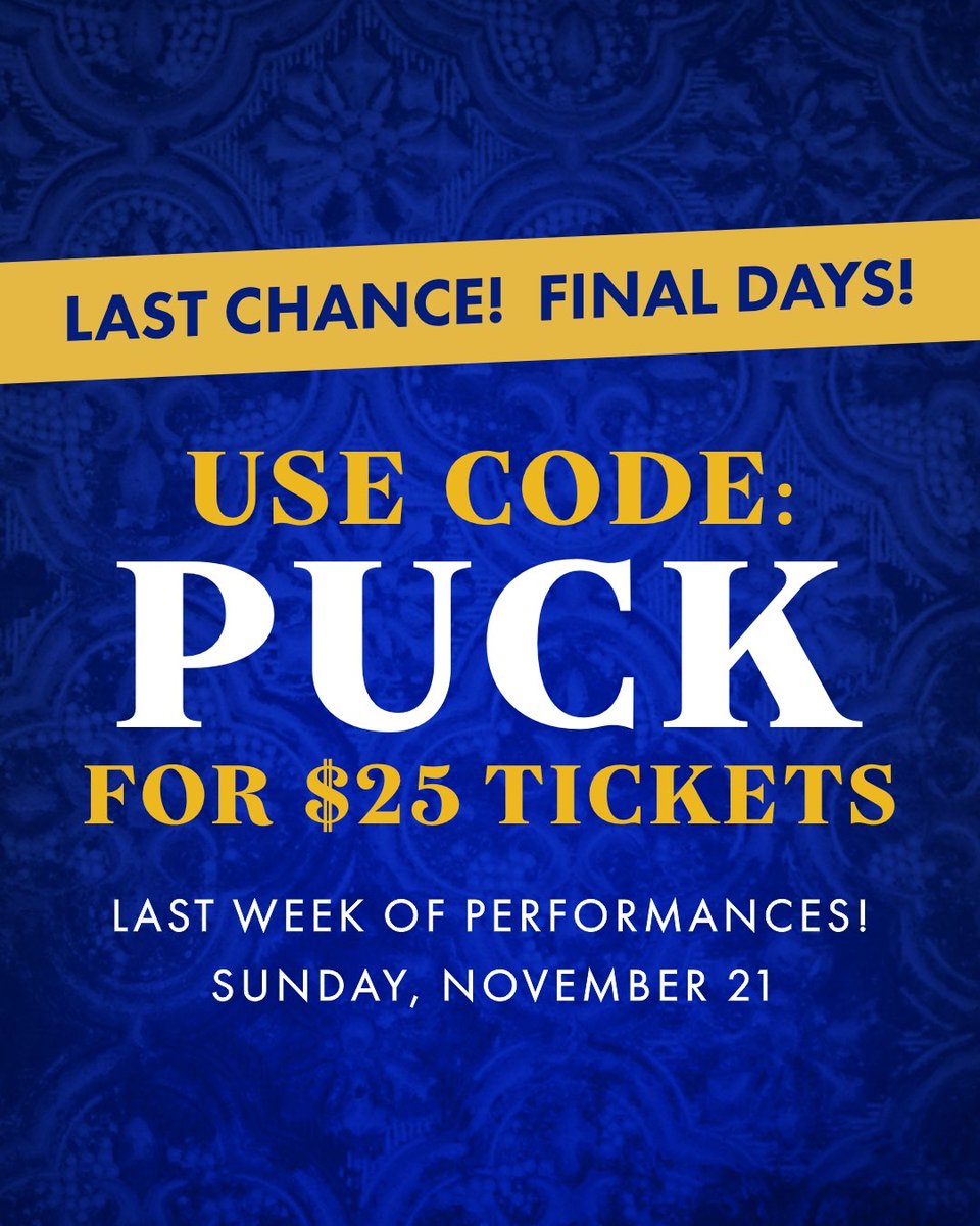 It's the final countdown! ⏰ Only 1 more week to see these Fairies on stage at the @greenwich_house!  Use the code: PUCK for $25 tickets! 🎟✨