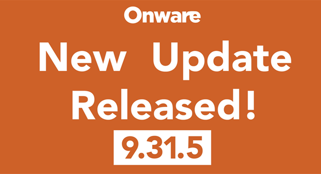 Check out our Software Release Notes for more information about our most recent version: zcu.io/6DGW 
#OnwareSoftwareUpdate #OnwareMadeEasy #CollaborateWithOnware