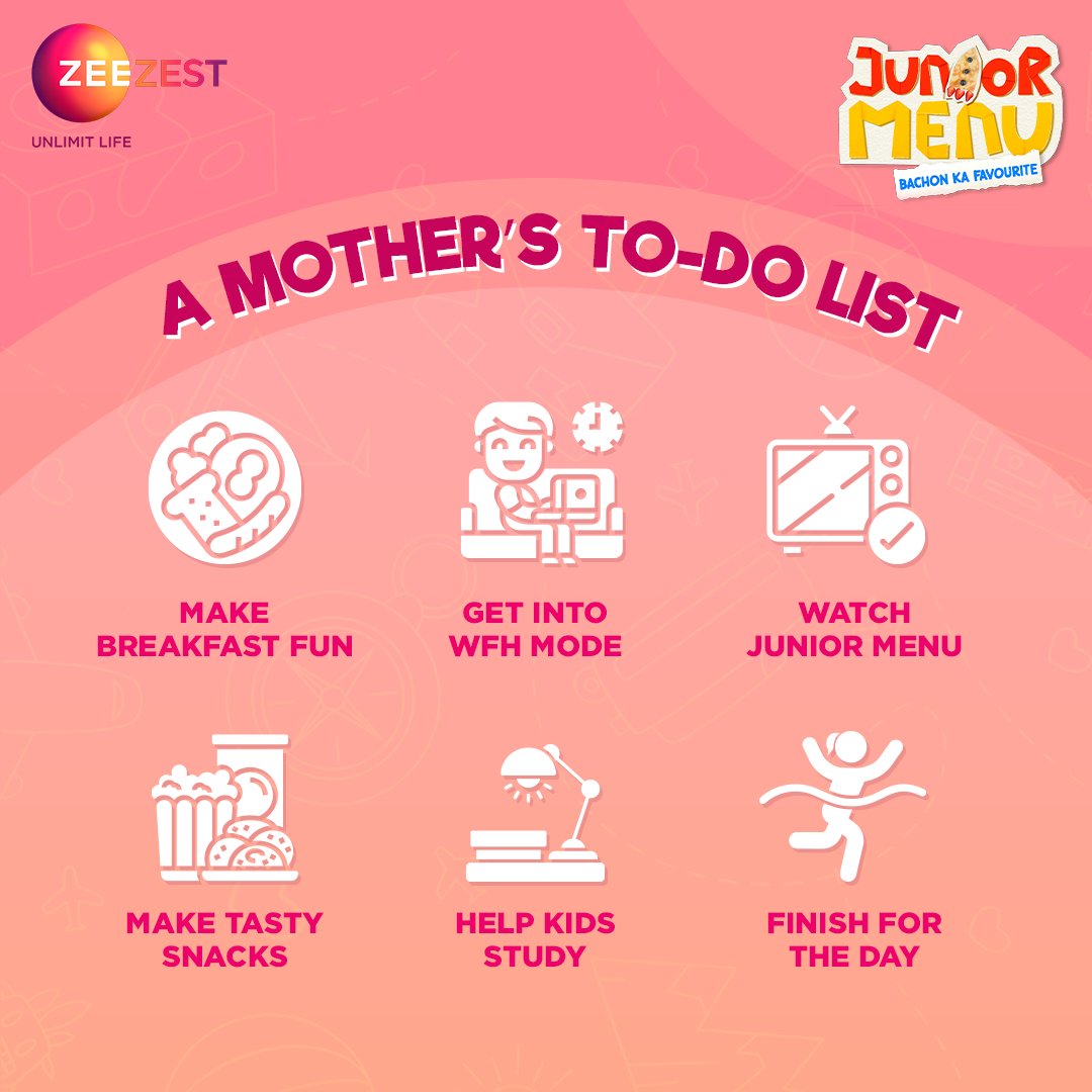 ZeeZest_'s tweet photo. We know you have too much on your plate, so we decided to take the “what should I cook today” bit off with Junior Menu!
#JuniorMenu #BachonKaFavouite #ChefPankaj #ZeeZest #UnlimitLife #HealthyFoodForKids https://t.co/E2zFc1dKSa