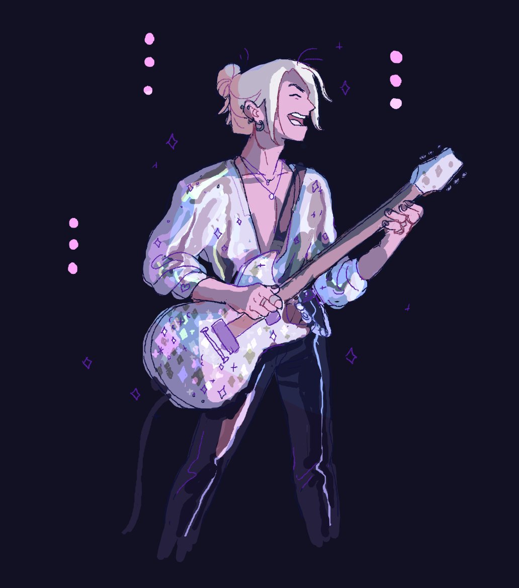 margalcazo's tweet photo. klavier gavin and his fancy guitars  #AceAttorney https://t.co/blbxaQF94W