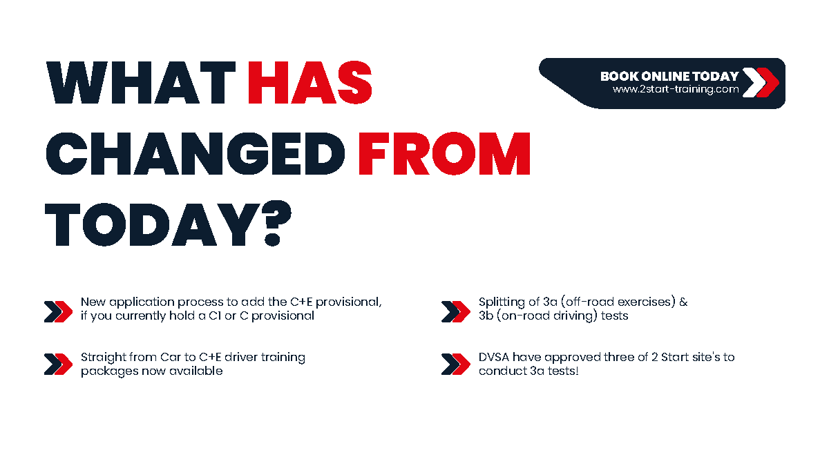 2StartLtd's tweet image. 🚨  WHAT HAS CHANGED FROM TODAY! 🚨

With the changes coming into force today, we answer the question &quot;What has changed from today?&quot;.  

Build your own C+E package online today here: bit.ly/2YMWAZR
Read our full article here: bit.ly/3ozwXoc

#dvsachanges #2start