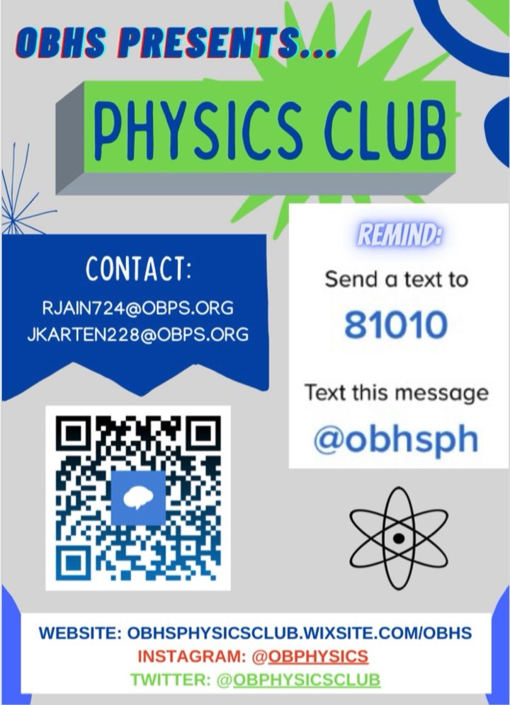 Meeting on Thursday (18th) till 3PM in Room 265 of the Main Building!
<a href="/FazioSally/">Mrs. Fazio 💜</a> <a href="/OBHSClassof2024/">OBHS Class of 2024</a> <a href="/obhs_2023/">OBHS Class of 2023</a> <a href="/OBHSClassof2022/">OBHS 22</a> <a href="/obhs2025/">obhs2025</a>