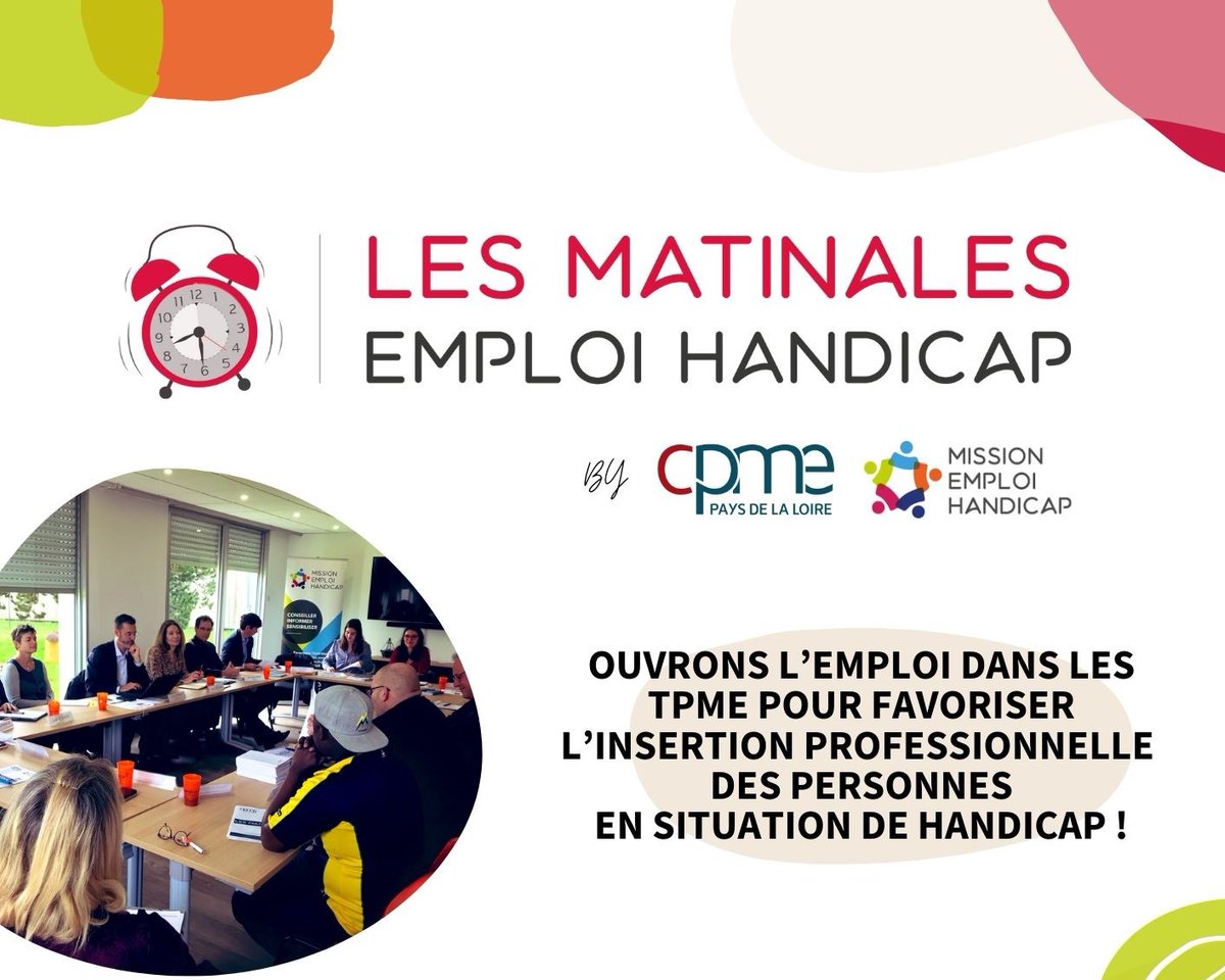 [Evènement 📆] C'est parti pour la 25ème édition de la Semaine Européenne pour l’Emploi des Personnes Handicapées #SEEPH2021

La <a href="/CPMEPDL/">CPME Pays de la Loire</a> organise plusieurs Matinales Emploi Handicap sur tout le territoire, ce jeudi 18 novembre 2021. 

En savoir plus👉 cpme-pdl.fr/actions/missio…