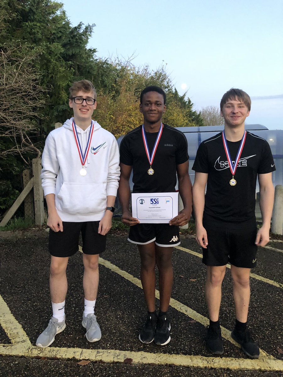 Our 6th form A-level boys took part in the North Herts U16 table tennis competition today as guests coming home with a 3 gold metals. 🥇🥇🥇 Thank you to <a href="/HitchinBoys/">Hitchin Boys' School</a>, @StChris_School and <a href="/NorthHertsSSP/">North Herts SSP</a> for a competitive afternoon of table tennis fun!