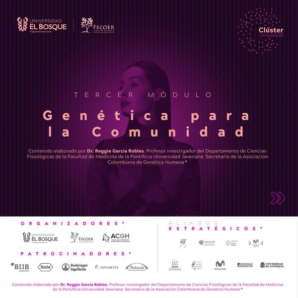 U_ElBosque's tweet image. 🧑‍💻👩‍💻No te quedes sin participar en el tercer módulo del Clúster de Enfermedades Raras en el que se abordará la genética para la comunidad. ¡Inscríbete ahora! 👉bddy.me/3wSnH2f #ClústerER