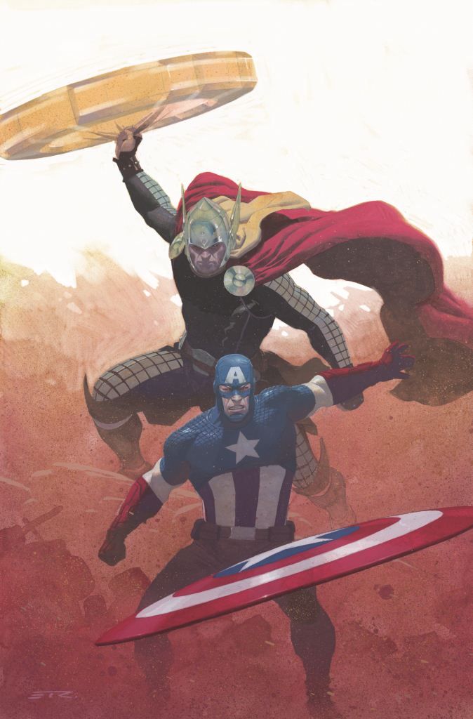 RT @theaginggeek: Captain America and Thor by Esad Ribic
#CaptainAmerica #Thor https://t.co/9AqMSQ8t3f