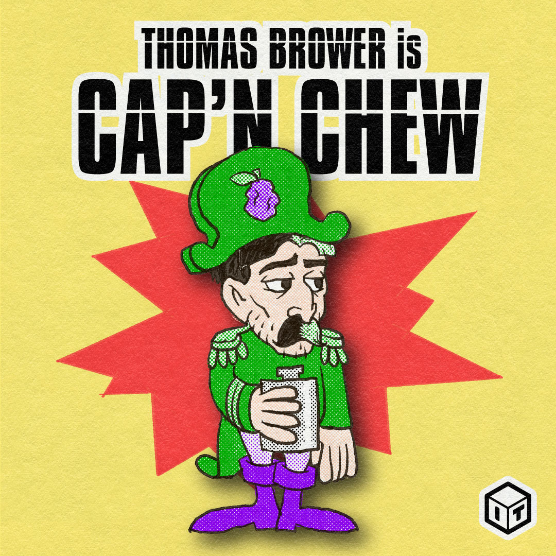 ImprovTabletop's tweet photo. Prune cereal should’ve worked, dang it! But after years in the gutter, it seems Cap’n Chew has built up quite a criminal record…
Played by the inestimable @ThomasBrower17.
•
#improv #ttrpg #actualplay #fateaccelerated #cerealmascot #capncrunch #niccage #heist #missionimpossible https://t.co/bwEomQIO4G