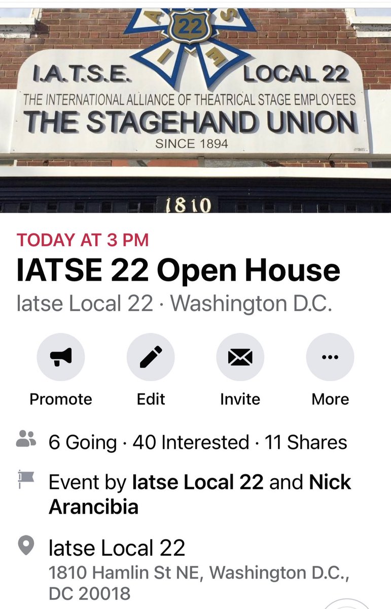 IATSE Local 22 tweet media