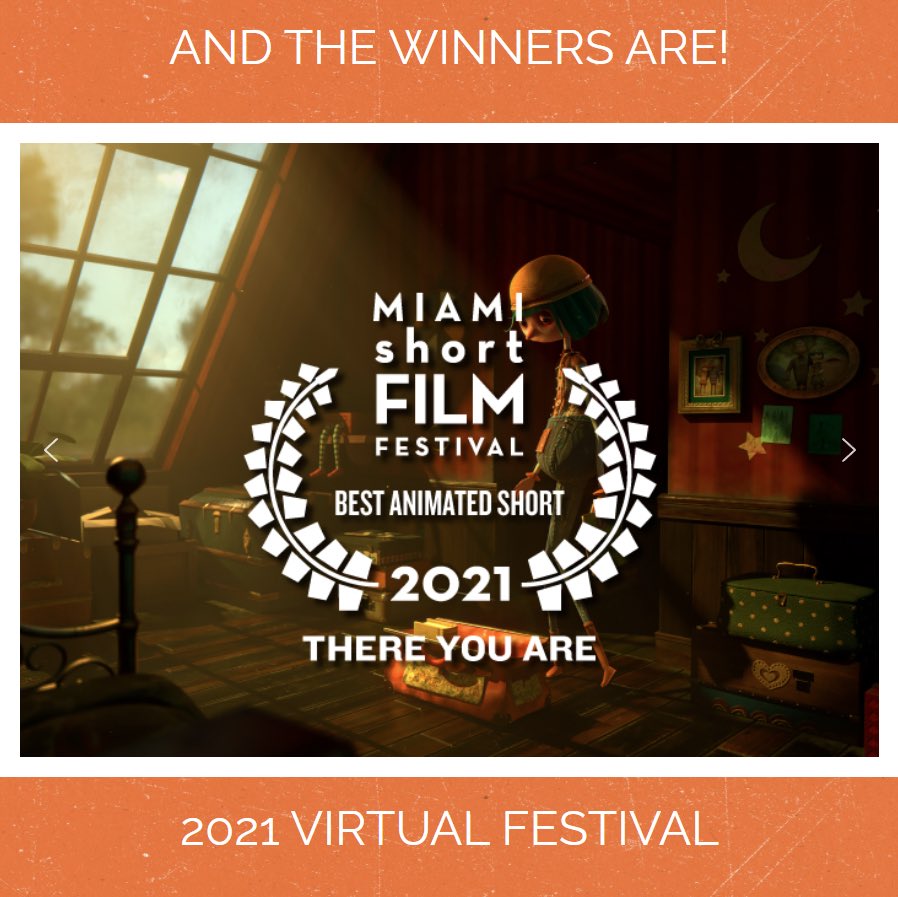 so happy to share the great news that my film won the Best Animated Short at the 20th Miami short film festival.

#miamisff #shortfilm #filmfestival #miamievents #miami #miamilovesshortfilm #animatedshortfilm #animatedshortfilm