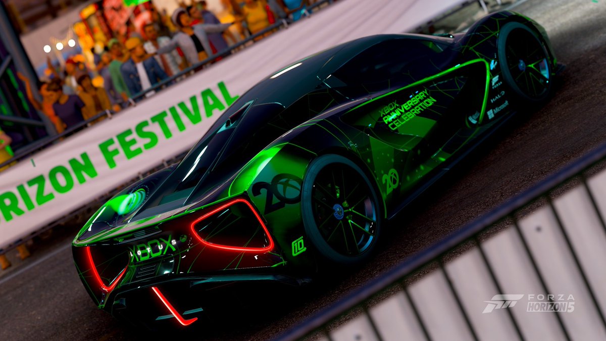 stuzib85's tweet photo. Just in time for #Xbox20 Celebration!

I've shared this Xbox livery for the Lotus Evija on #forzahorizon5 

Represent your love for @Xbox with this special birthday livery!!

#Forza 
#ForzaShare
#ForzaPaintbooth 
#WelcomeToTheFestival https://t.co/9Ap9w9tfB0