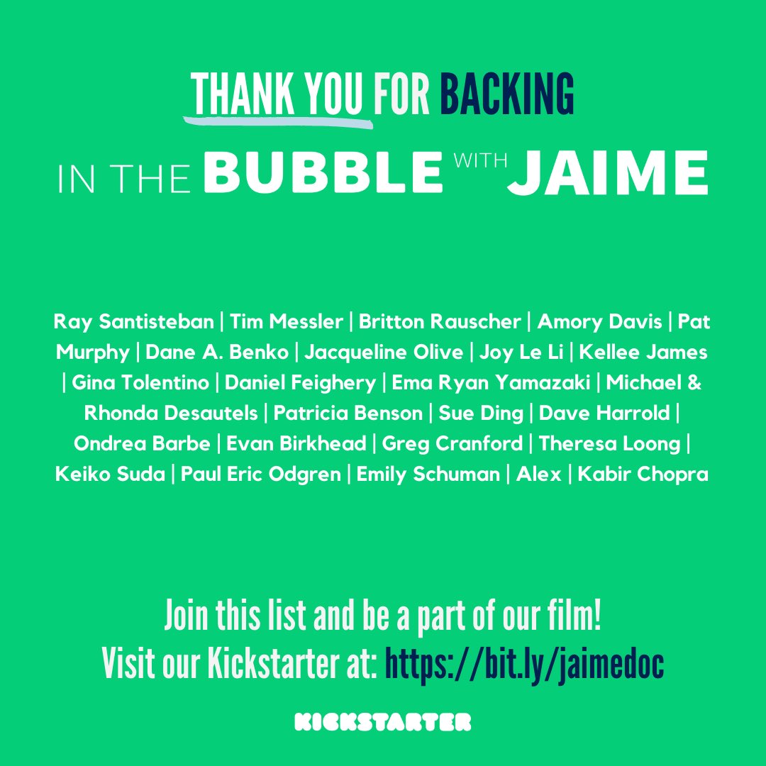 The_jaimedoc's tweet photo. THANK YOU BACKERS for getting us to $6K!! If we can reach 30% ($7500) by this Wednesday, we’ll release a never-before-seen scene from the film that you don’t want to miss, so share this with your friends and family! 

Back the project at https://t.co/on27kraODU. https://t.co/BaIwTY6NwA
