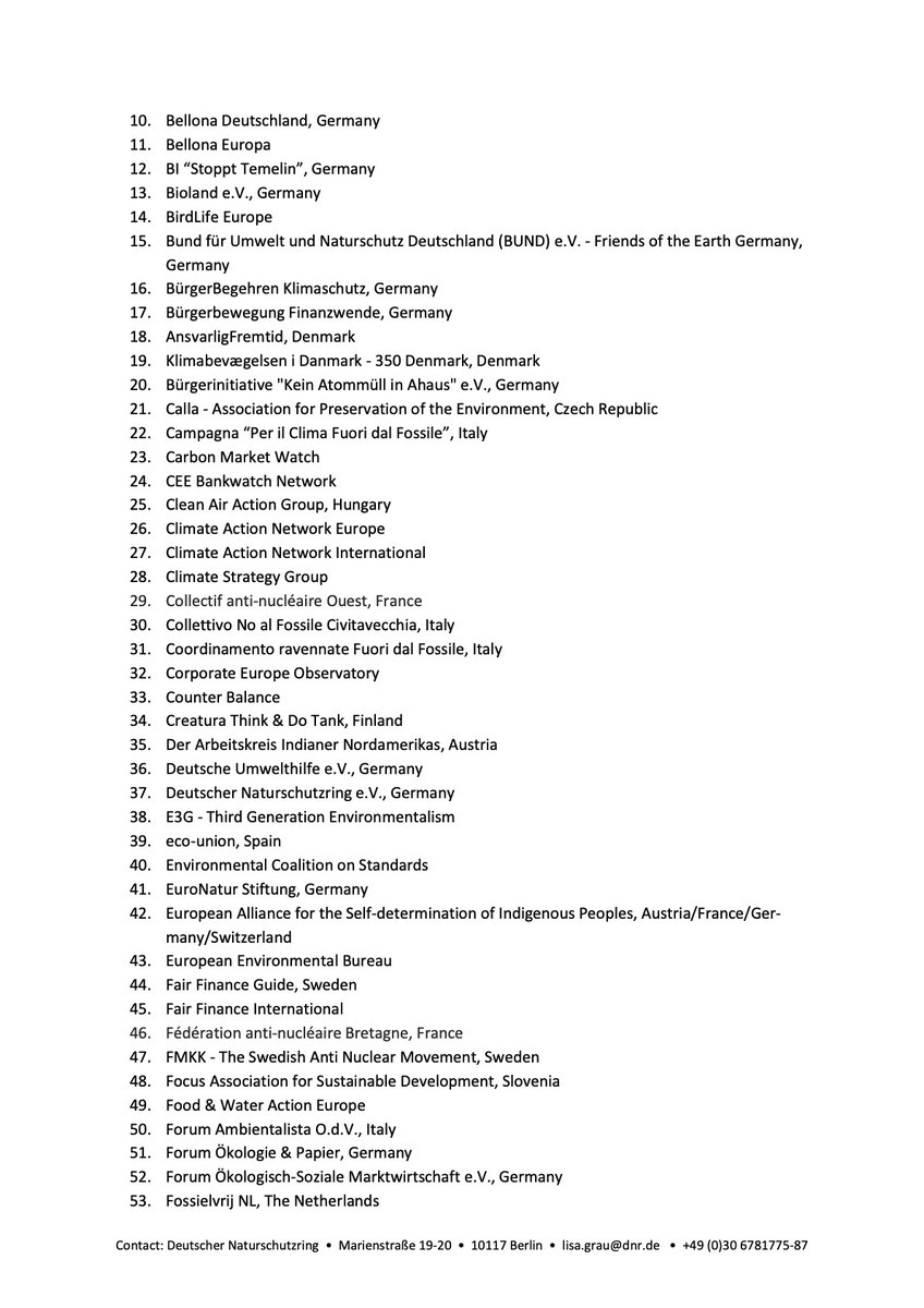sven_giegold's tweet photo. Das ist stark! 129 NGOs aus Europa appellieren in diesem Brief an die Bundesregierung jetzt in Brüssel einzugreifen, um das Greenwashing von Atomkraft &amp; Gas zu stoppen. Deutschland darf sich nicht wegen des Regierungsübergangs bei dieser wichtigen Entscheidung raushalten! https://t.co/HapRil1wmz