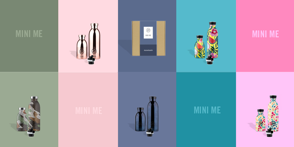 Mini Me Gift Boxes are here! Our exclusive colours and patterns come together in double size and with a special #gift box.

Discover more: 24bottles.com/product-catego…

#startwithabottle