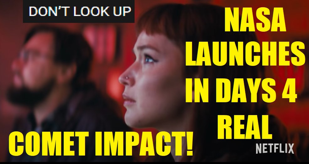 In2ThinAir's tweet photo. Does anyone else think its ODD that #NASA is playing #Armageddon with the #Dartrocket #EarthDefense THE SAME WEEK The Movie #DontLookUp is released.
@LeoDiCaprio KNOWS I have been studying this and I love a good #Kawinkidinkk! #in2thinair #asteroidStrike #spaceWeather #meteor https://t.co/6zV7hQsexT