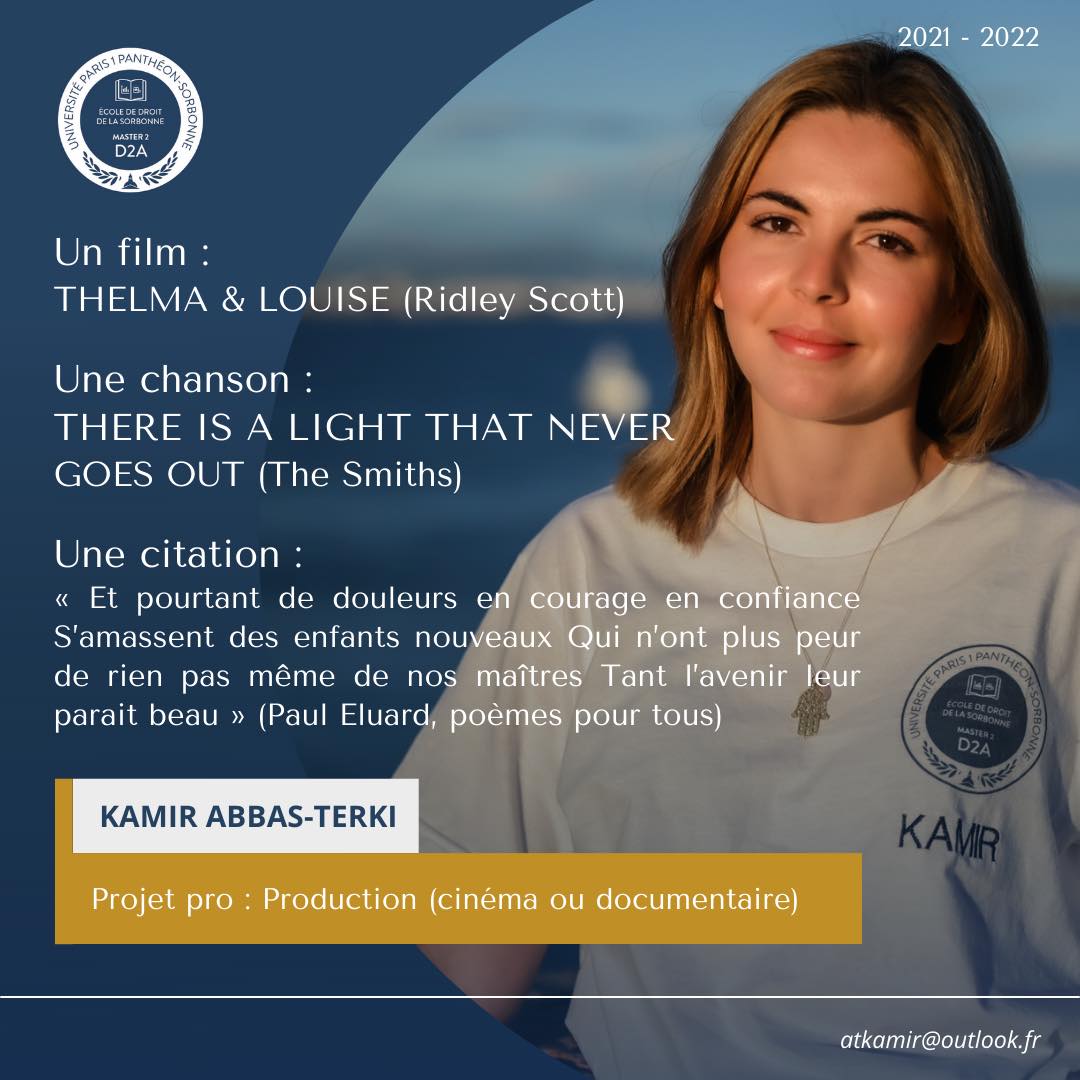 MasterD2A's tweet photo. La semaine des présentations de la promotion 2021-2022 débute aujourd’hui ! 

✨Nous sommes heureux de vous présenter Kamir, Pierre-Valentin, Federico et Ophélie ! ✨ https://t.co/AGj3LJkZRo