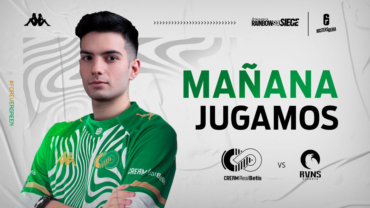 #BTSR6 | Mañana es día de doble jornada para nosotros en la #SixMastersIberia de <a href="/Rainbow6ES/">Rainbow Six España</a>. Empezaremos con un partidazo contra <a href="/RVNS_ESPORTS/">RVNS ESPORTS</a>.

Nos vemos en Twitch.tv/Rainbow6es

#UnaPasiónLlamadaBetis