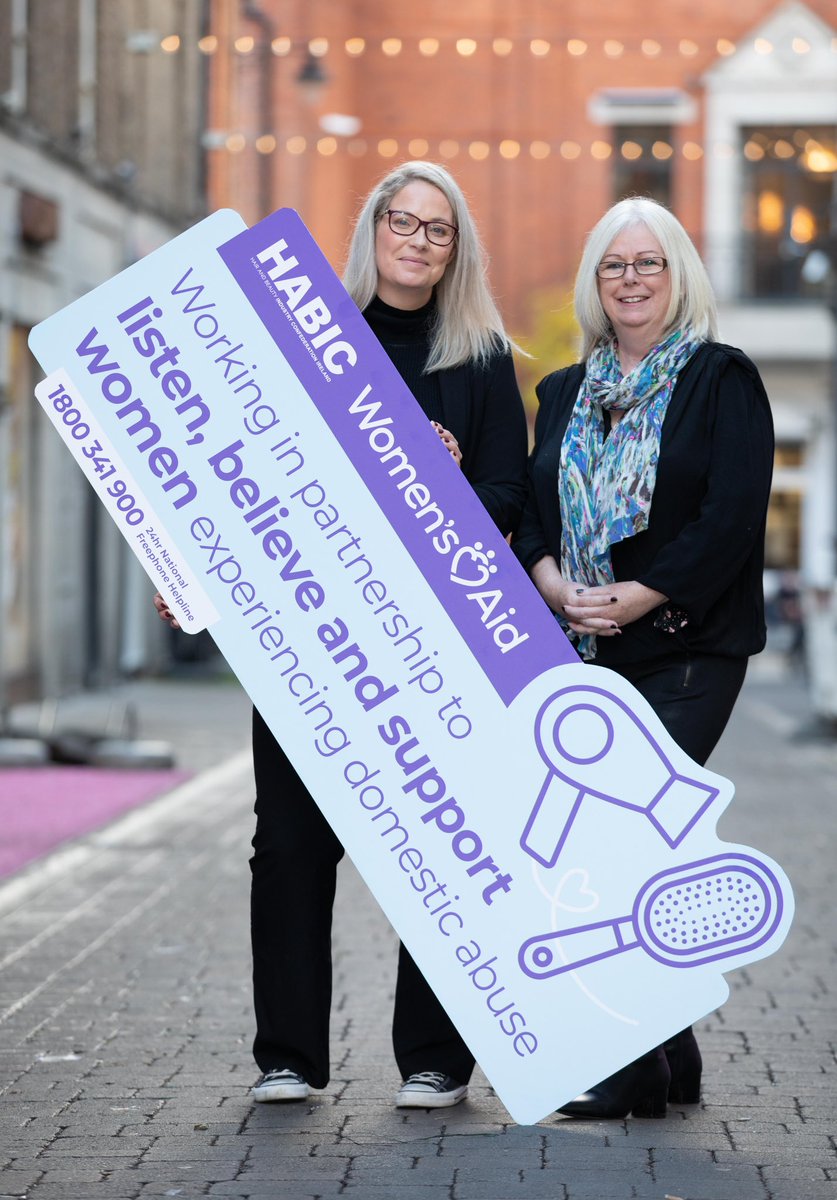 2,500 <a href="/HabicIreland/">HABIC Ireland</a> member salons will receive packs containing resource materials to support and educate teams and clients, including posters outlining the ten common signs of domestic abuse.
