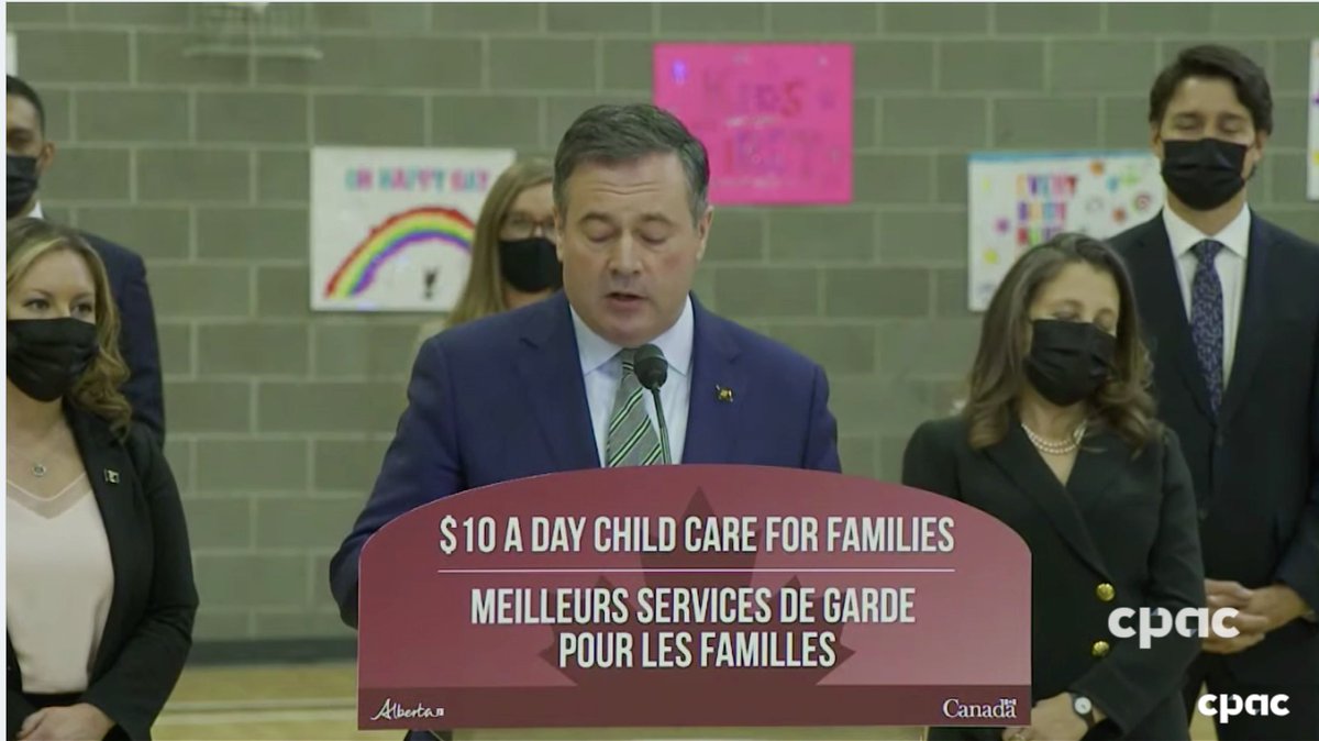 CCCF_FCSGE's tweet photo. "This is good day for Alberta families", @jkenney #cdnchildcare https://t.co/tpuUQ8Egsi