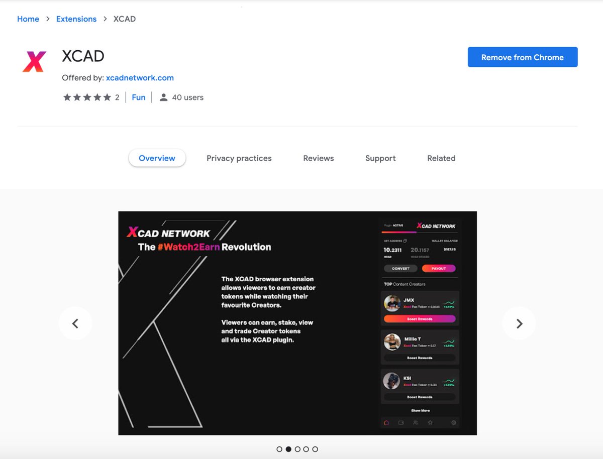 XcademyOfficial's tweet photo. There she is!

The Plug-in is on the Google Chrome store ready for Round 3, info on golden tickets will be released this week. 👀

Will you be amongst the first to #Watch2Earn?

The #Watch2Earn Revolution is just around the corner.

$XCAD $DAO $ZIL $BNB https://t.co/65ReLauPTt
