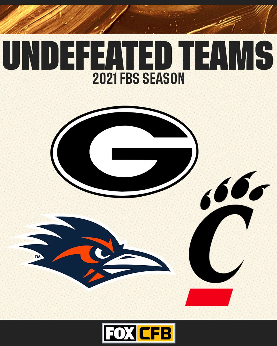 CFBONFOX's tweet photo. And then there were 3 💯

RT if your team is still undefeated this season! 🙌 https://t.co/2LQym4Zbxl