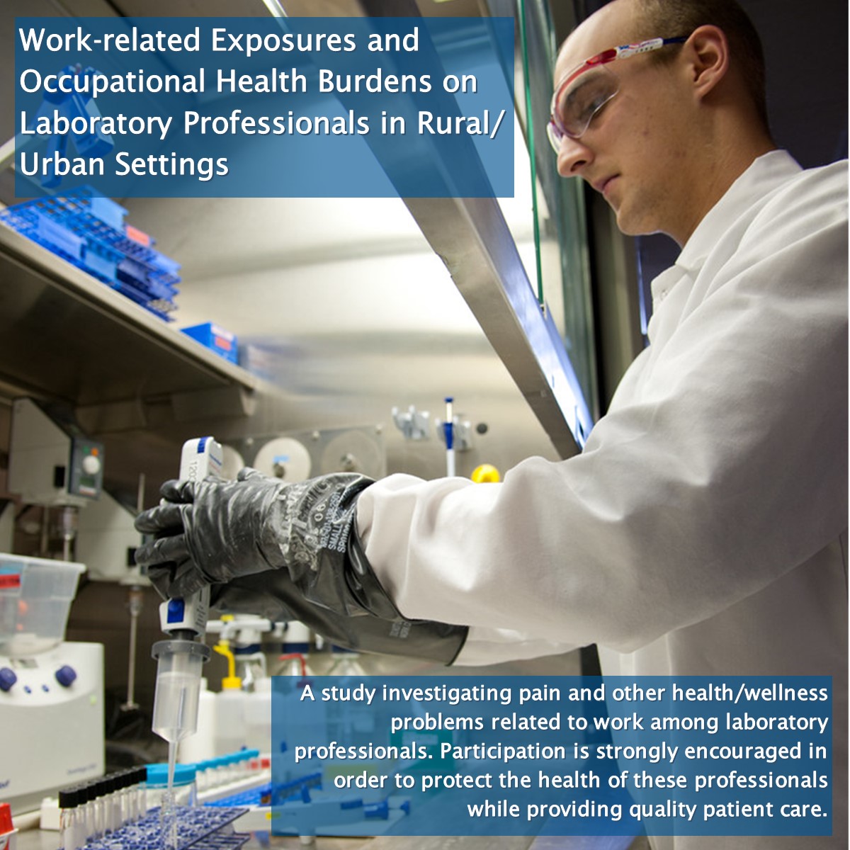 LeNA4LoveandLab's tweet photo. 📢Calling #LabProfessionals
A study on Work-related Exposures and Occupational Health Burdens on Laboratory Professionals is now open. If you received an email invitation, please share your experience. Help us understand the impact of work-related pain & burnout.
Qs?➡DM https://t.co/UgBXMw3iRM